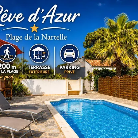 Reve D'Azur - Maison Julia 2 Chambres - Plage De La Nartelle - Arrivee 17H - 20H Maximum - Sejour Au Calme - Caution 100E Nyaraló Sainte-Maxime